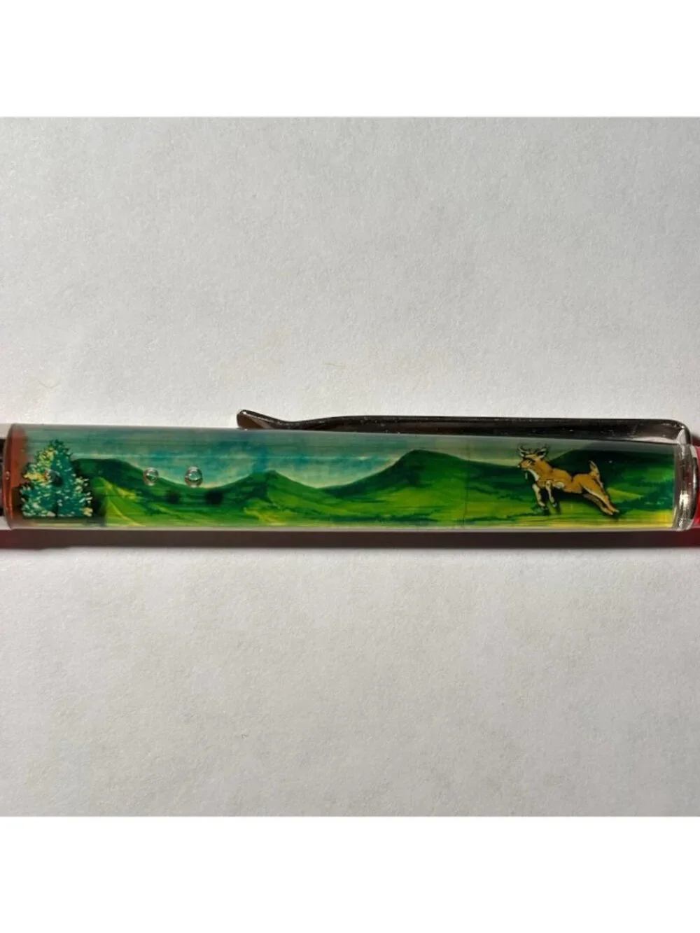 Pipestem State Park West Virginia WVA Floaty Pen Deer Moves Resort Souvenir Vtg